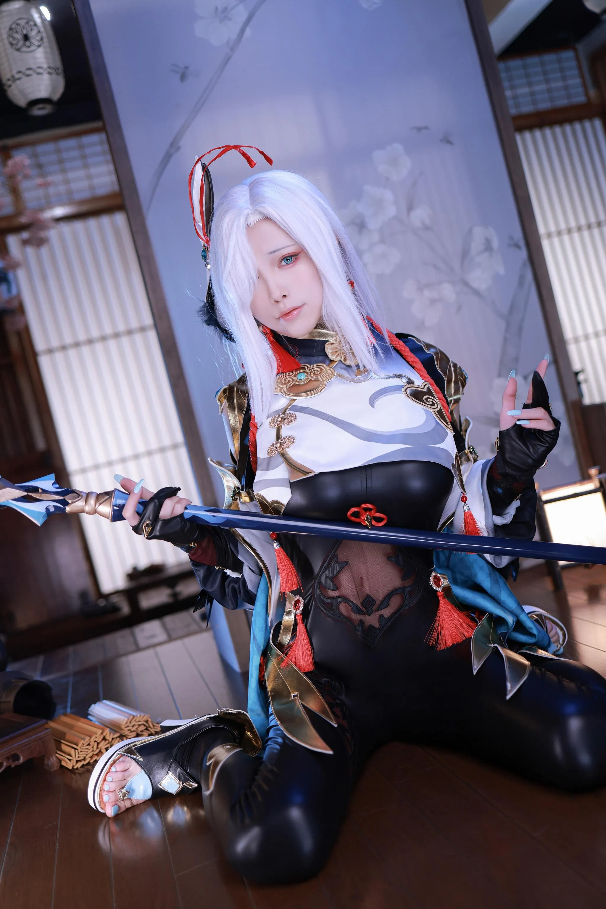 水淼Aqua – NO.110 原神 申鹤 [90P]插图4